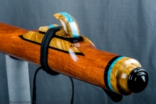 Honduran Rosewood Native American Flute, Minor, Bass G-3, #J33H (2)